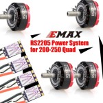 Hot Sales EMAX RS2205S RaceSpec Motor(With Bullet 30A Combo) for RC FPV Racing Freestyle Drones DIY Parts